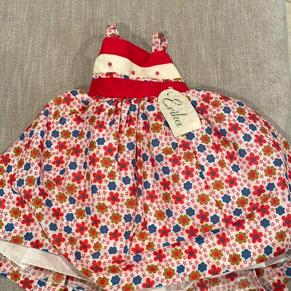 Toddler girl’s flower dress. 18M.